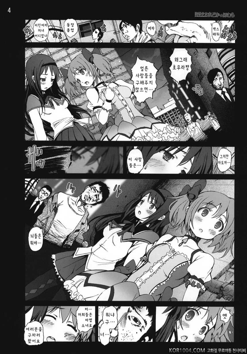 능욕소녀 마도카☆호무라 (마법소녀 마도카☆마기카)_by 망가 이미지 #3